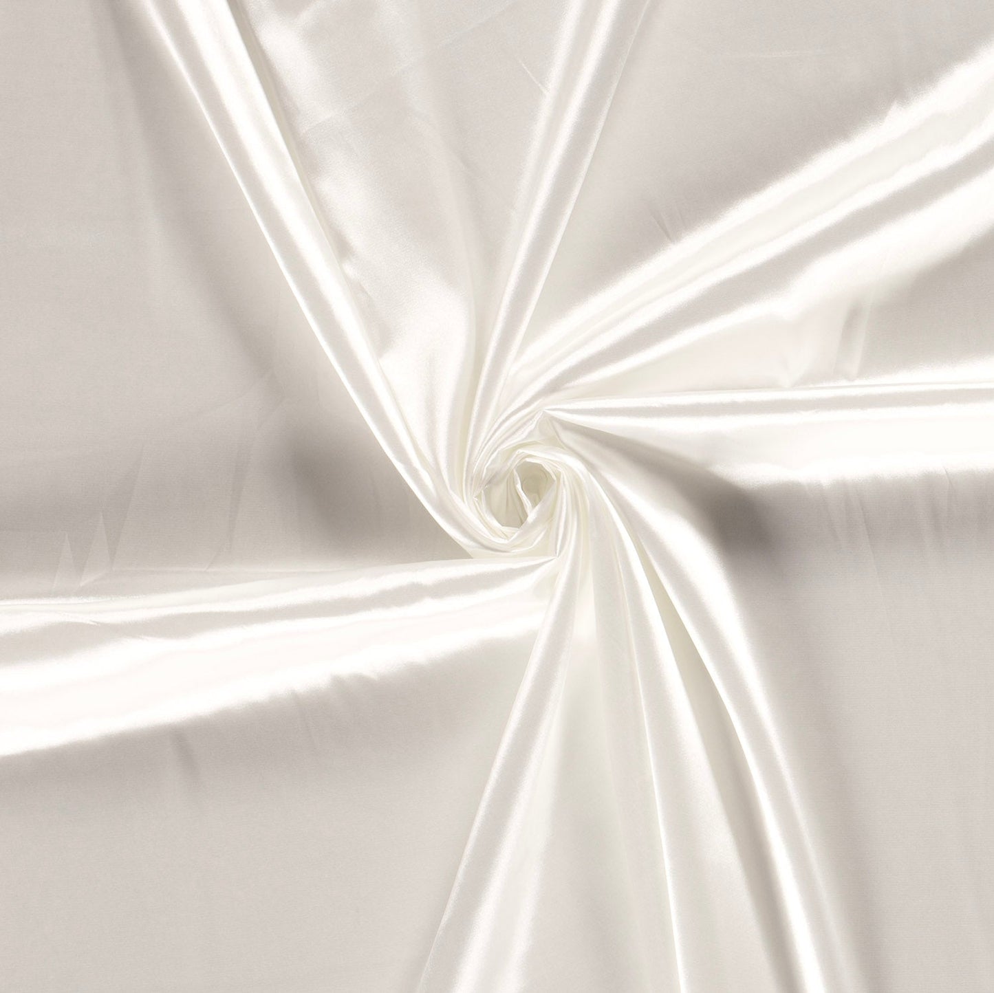 Satin Stretch Stoff Wollweiß – Fall