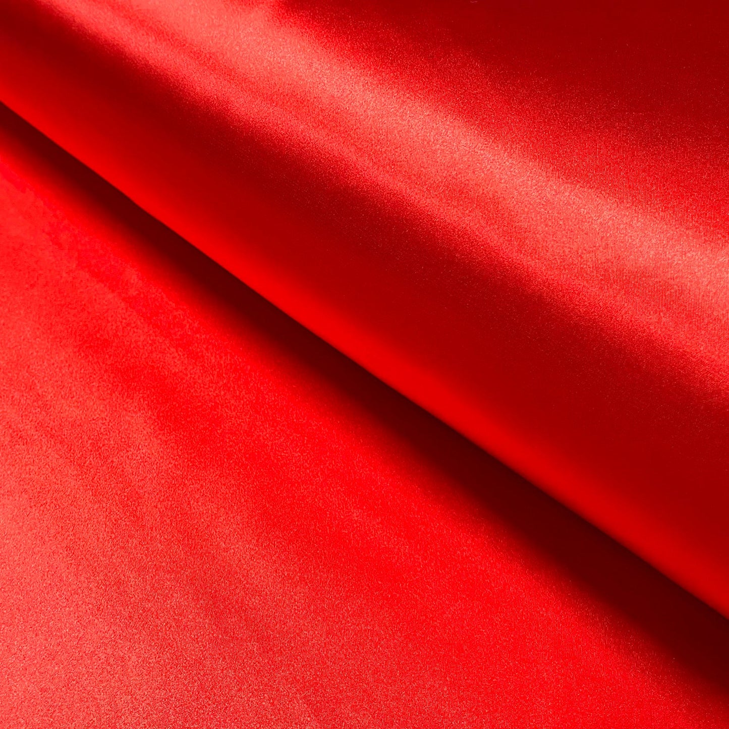 Satin Stretch Stoff Rot