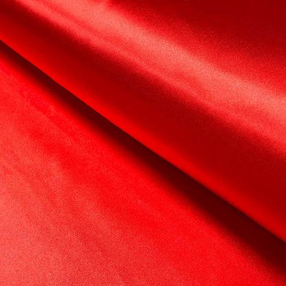 Satin Stretch Stoff Rot