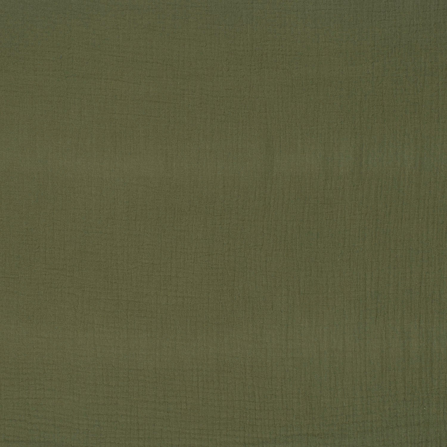 Musselin Stoff Tannengrün – Detail