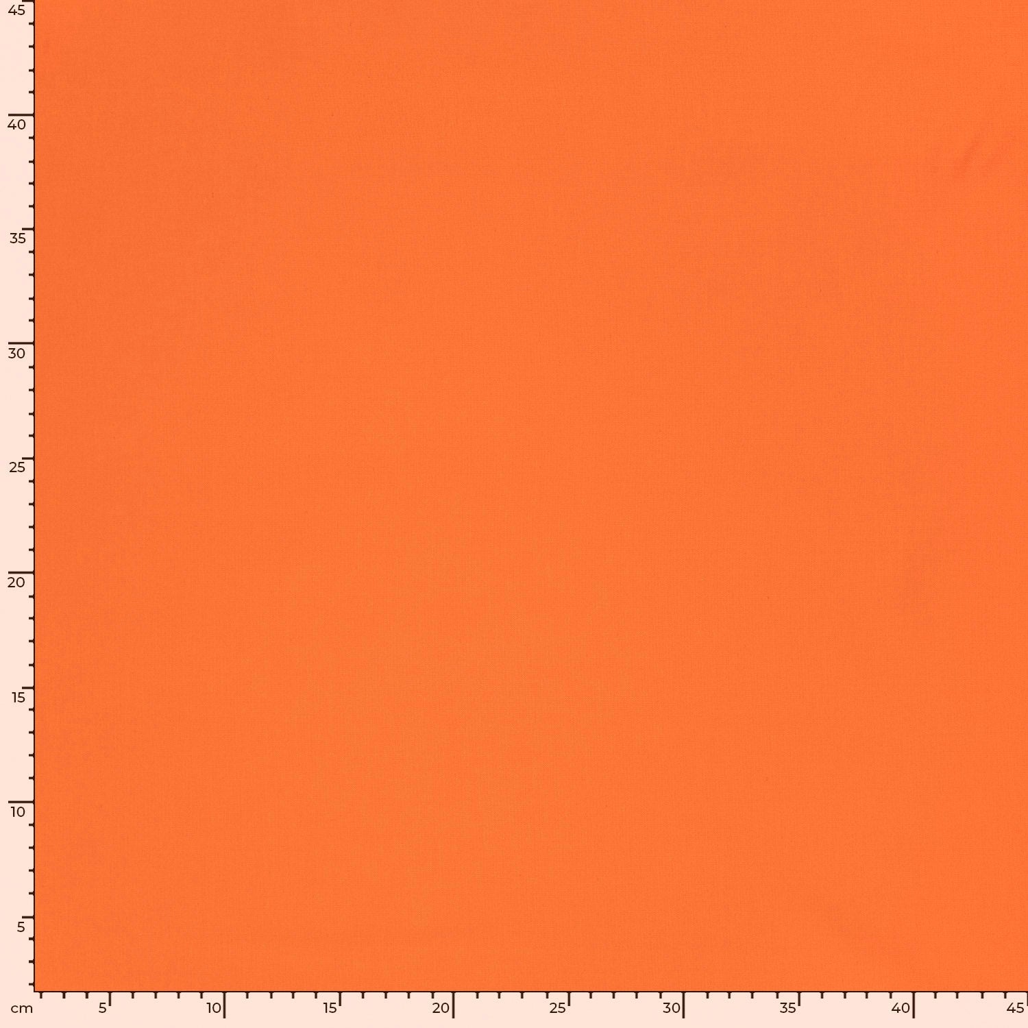 Fahnentuch Stoff Orange – Nahaufnahme