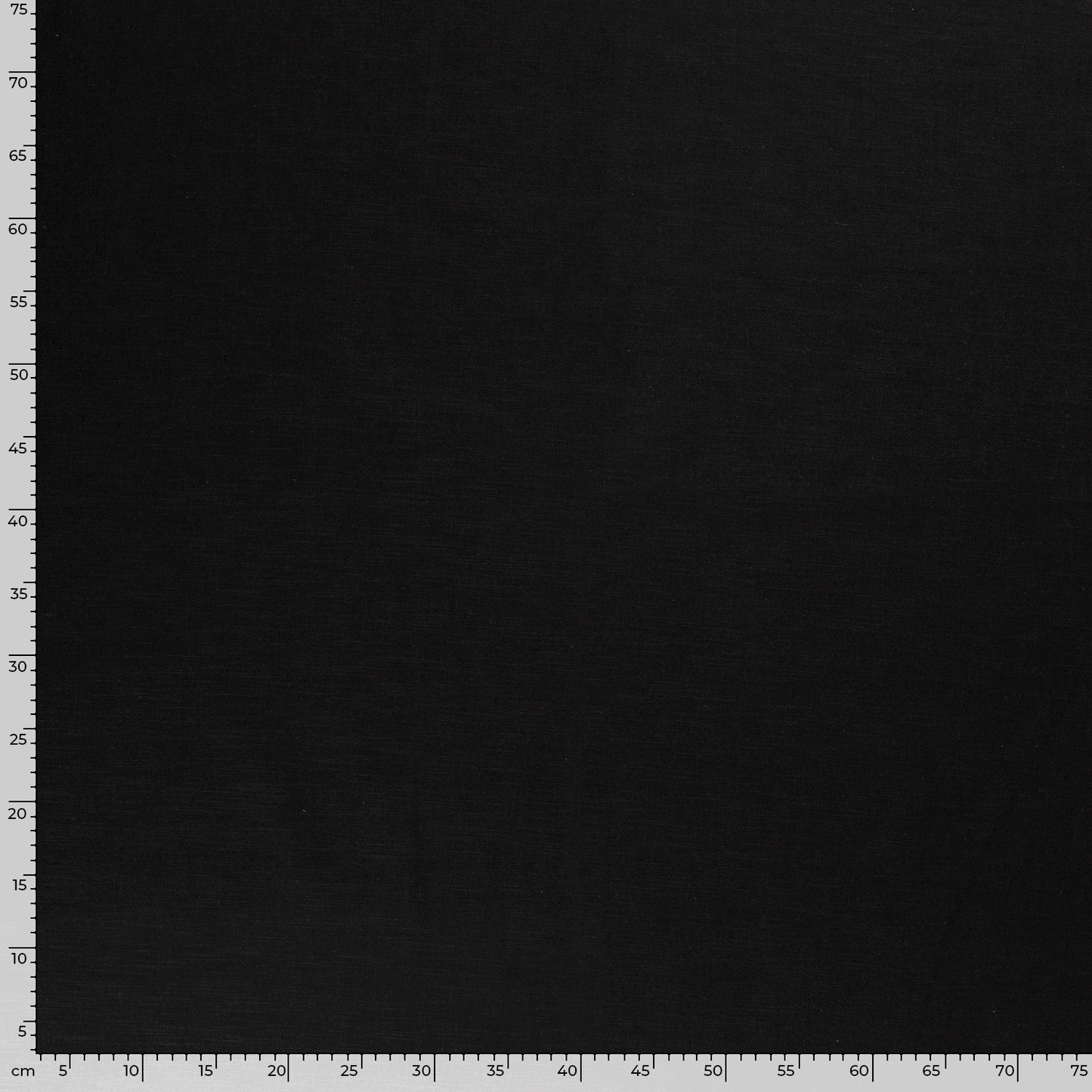 Leinen Baumwolle Stoff Schwarz – Nahaufnahme