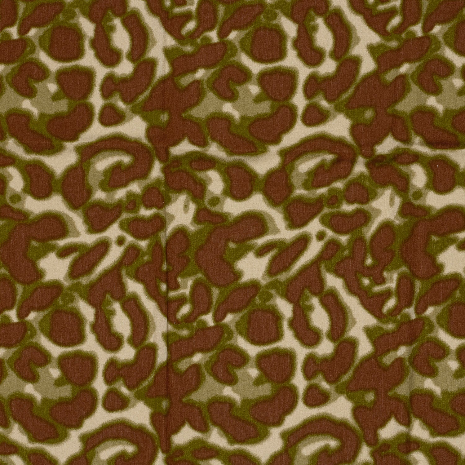 Viskose Satin Abstrakt Khaki-Grün – Detail
