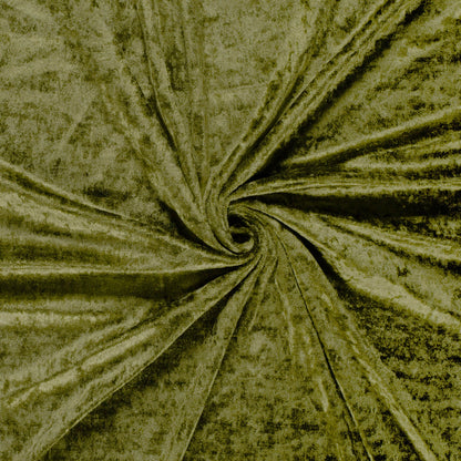 Pannesamt Stoff Khaki-Grün – Fall