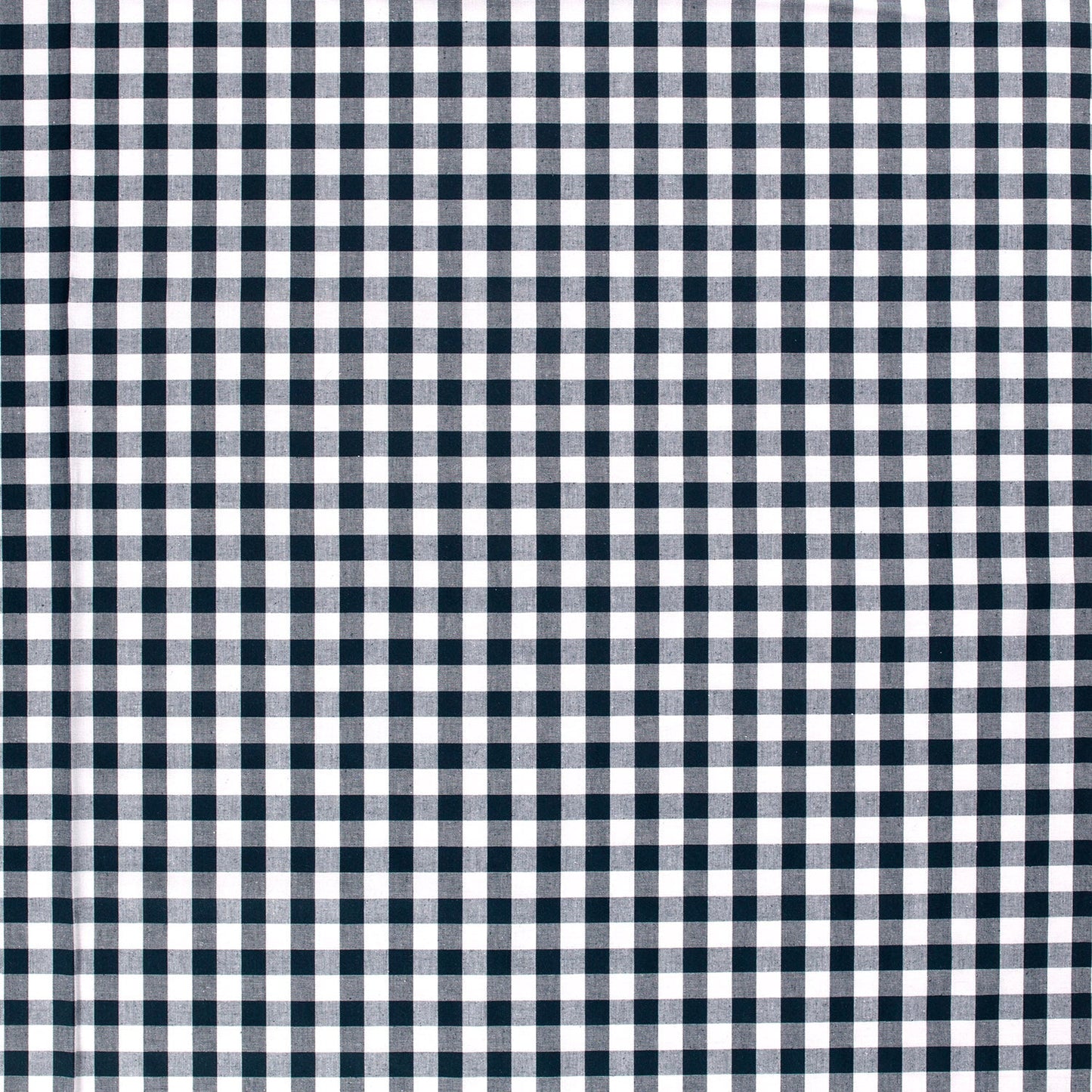 Baumwoll-Popeline Karo Marine – Detail