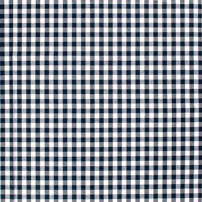 Baumwoll-Popeline Karo Marine – Detail
