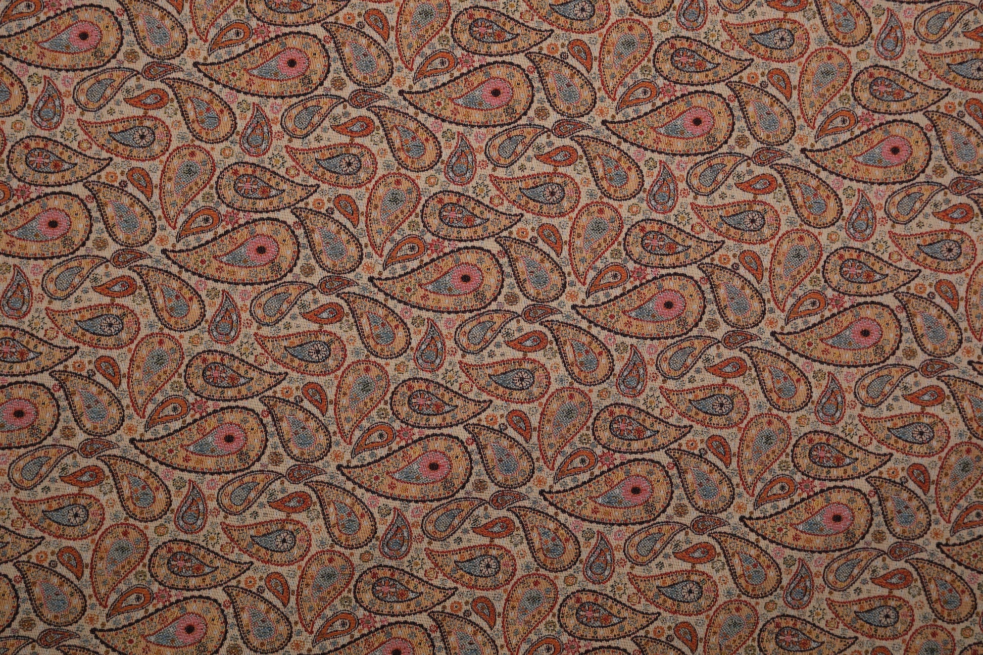 Paisley Möbelstoff mit feinem Muster – ideal für Dekokissen und Sessel