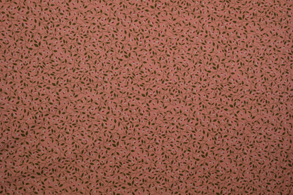 Baumwollstoff Ranken Rosa – Nahaufnahme des Rankenmusters