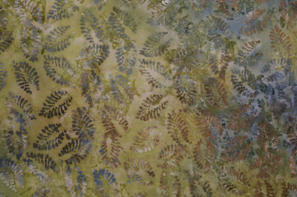 Batikstoff Grün Blau – hochwertige Baumwolle mit künstlerischem Farbverlauf