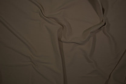 Weicher Rip Jersey in Braun mit feiner Struktur