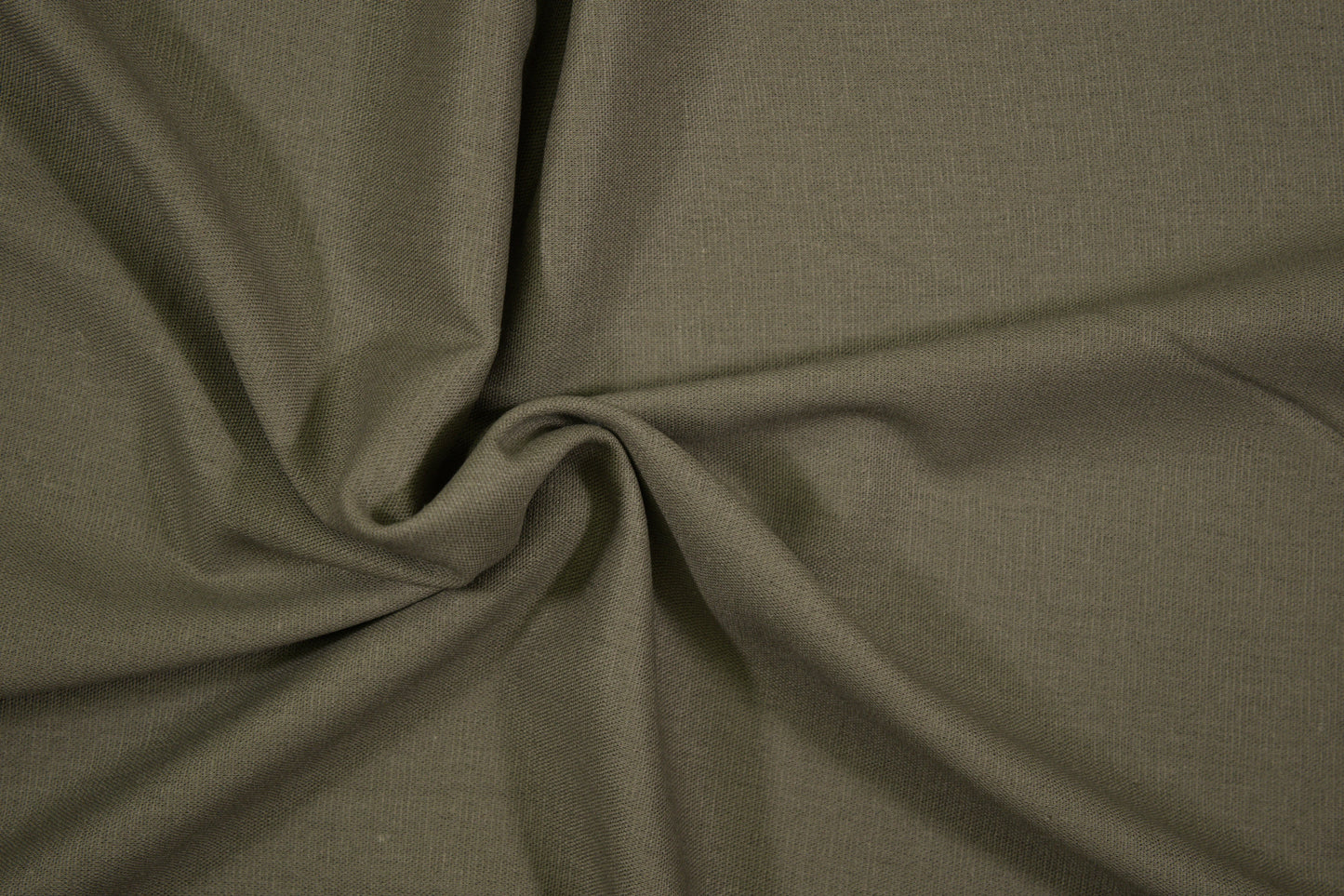 Detailansicht Leinen Viskose Khaki