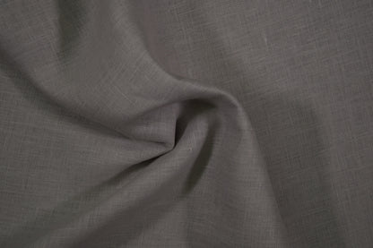 100% Leinen Stoff in Grau – weich fallende Qualität