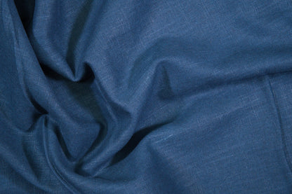Uni Leinen Dunkelblau – ideal für sommerliche Kleidung