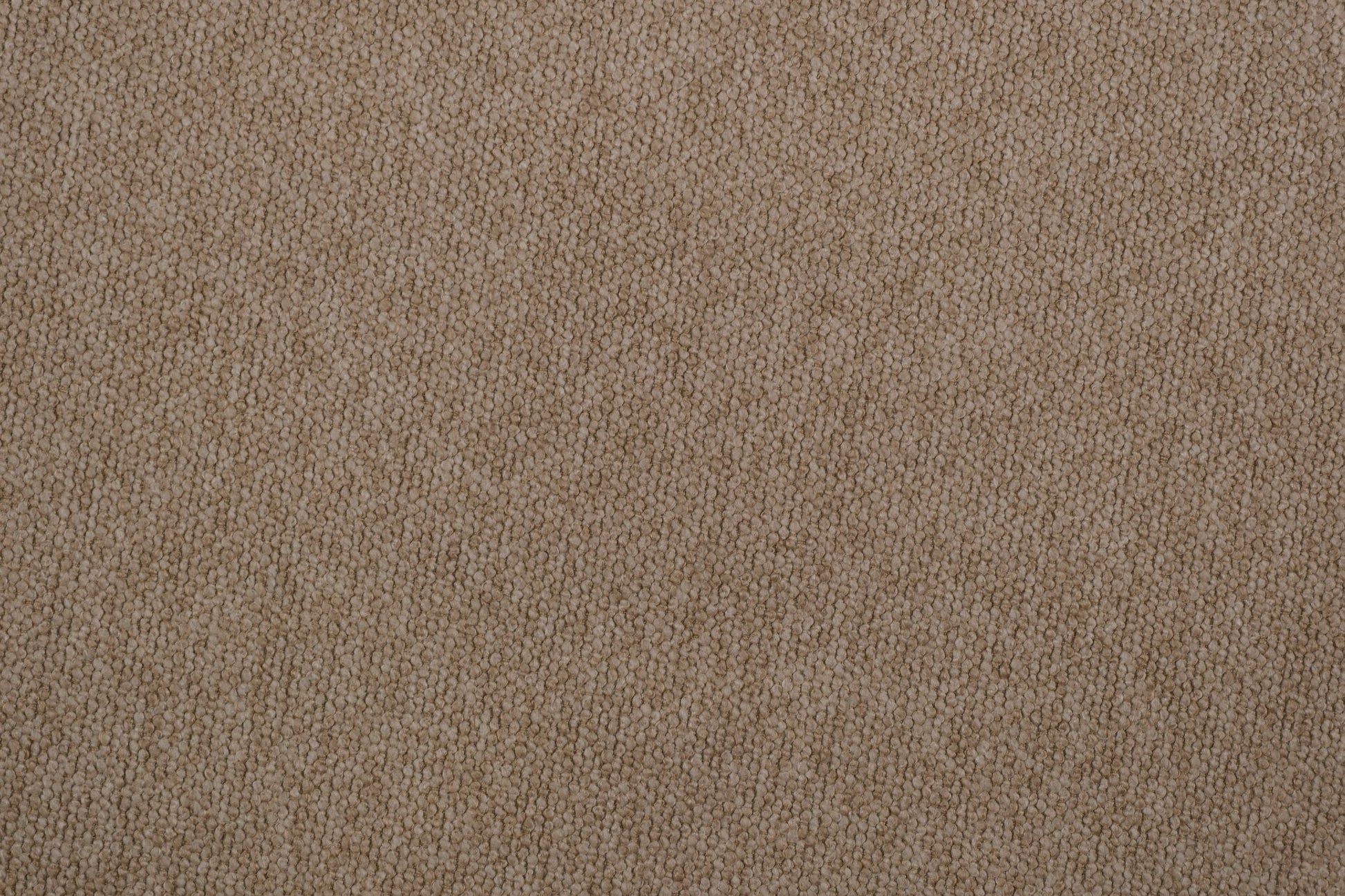 Möbelstoff Bouclé in Sandbeige als Polsterstoff für Sofa und Sessel Detailaufnahme der Stoffstruktur