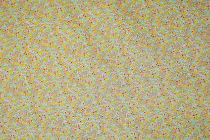 Baumwoll Stretch mit floralen Mustern – ideal für Sommerkleidung und Accessoires