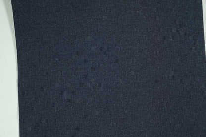 Dunkelblauer Baumwollstoff für Ärmel- und Hosenabschlüsse