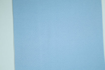 Hellblauer Bündchenstoff aus Baumwollmischung – perfekt für Kinderkleidung