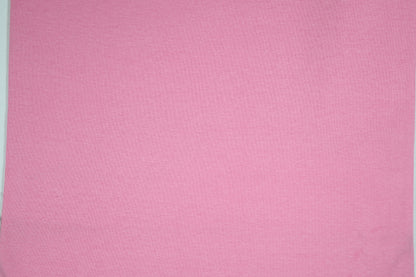 Rosa Bündchenstoff für Mädchenkleidung – elastisch und formstabil