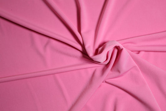 Leuchtender Jerseystoff in Pink