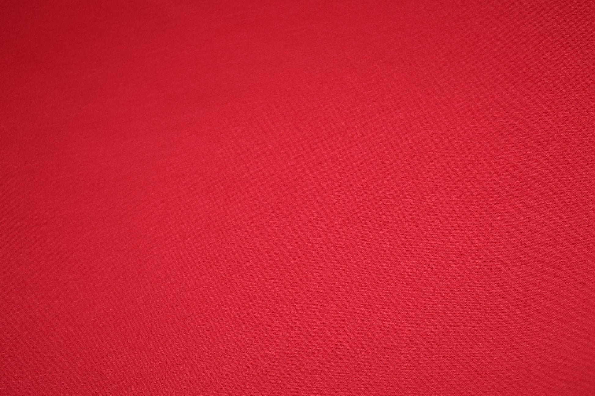 Weicher Baumwolljersey in leuchtendem Rot
