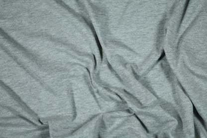 Weicher Jersey-Stoff in Hellgrau – ideal für Basics