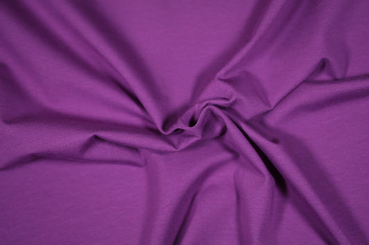 Baumwolljersey in Lila – farbintensiv & elastisch für kreative Kleidung