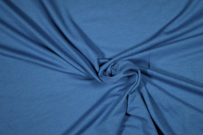 Weicher Viskose Jersey in Jeansblau – ideal für bequeme Kleidung