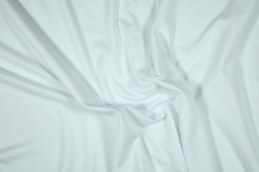 Elastischer Viskose Jersey in Weiß – ideal für Damenmode
