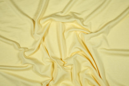 Elastischer Viskose Jersey in zartem Gelb – weich und fließend