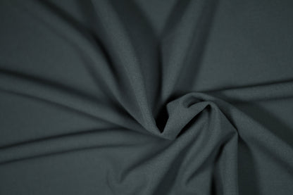 Elastischer Twin Jersey Stoff in Anthrazit – ideal für Freizeitkleidung