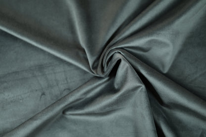 Verdunklungsstoff – Graublau – lichtundurchlässiger Verdunklungsstoff aus Polyester. Blackout Stoff