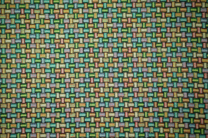Bunter Möbelstoff mit gewebtem Muster in Multicolor-Farbkombination – perfekt für moderne Polsterprojekte