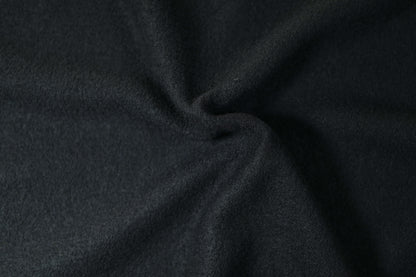 Schwarz Wollstoff – ideal für Mäntel, Jacken oder Accessoires
