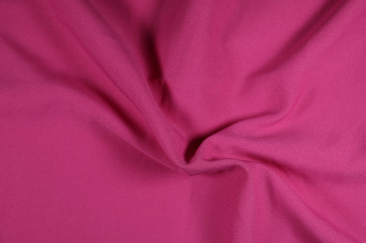 Dunkelpinker Polyester Panama Stoff – glatte Oberfläche