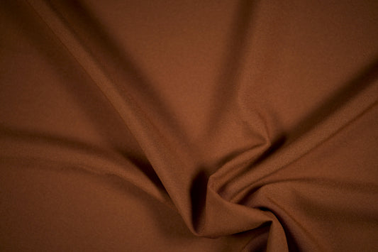 Polyester Panama Stoff in Kupfer – ideal für kreative Projekte und Dekorationen