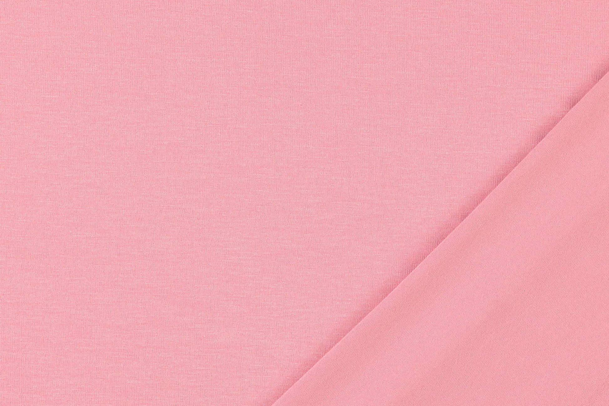 Weicher Baumwolljersey in Rosé – feine Struktur und elastische Qualität
