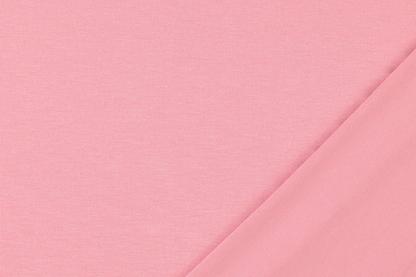 Weicher Baumwolljersey in Rosé – feine Struktur und elastische Qualität
