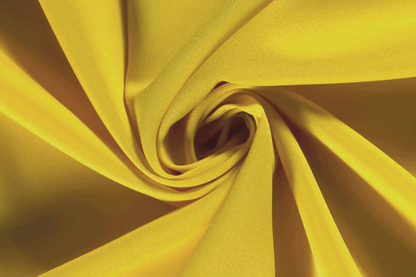 Gelber Panama Stoff gefaltet – formstabiler Polyester Stoff