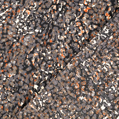 Viskose Krepp Tiere Schwarz – Leichter Stoff für Blusen & Kleider