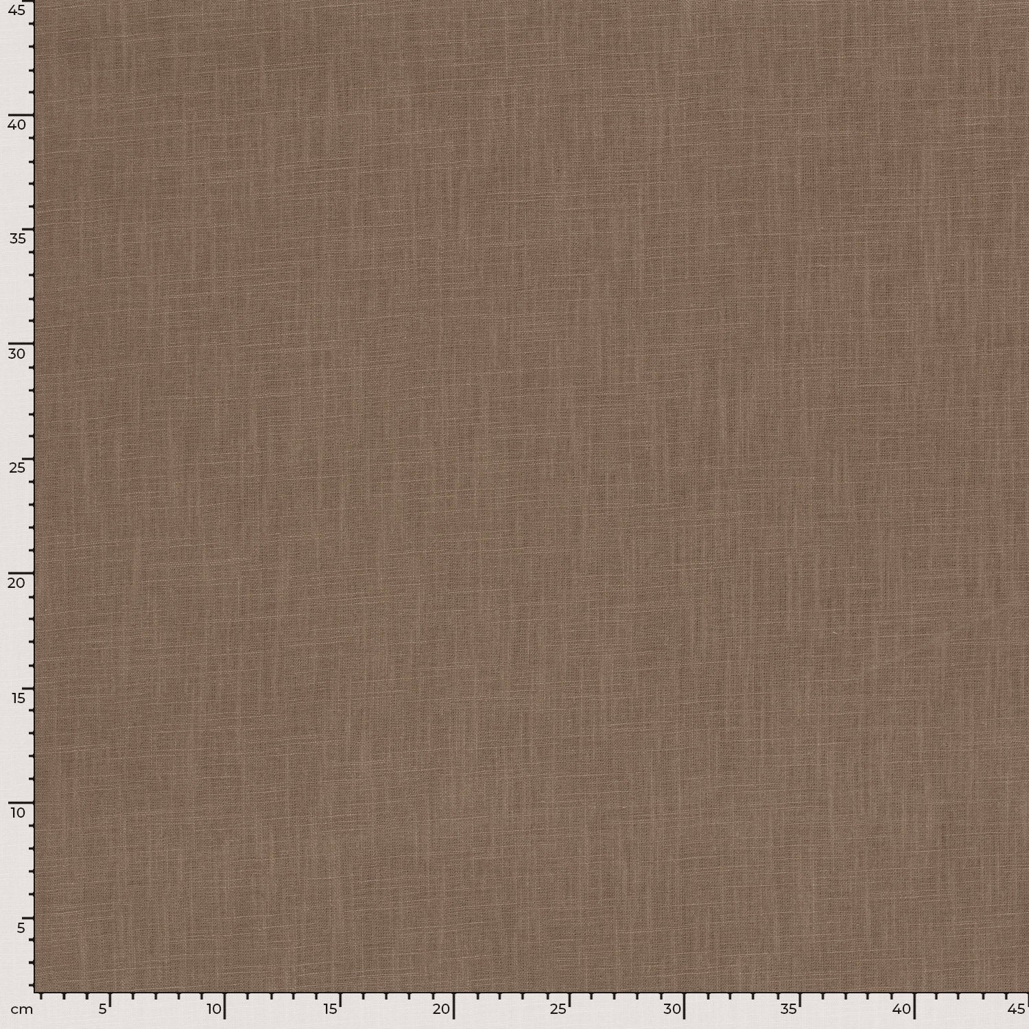 Leinen Baumwolle Stoff Taupegrau – Nahaufnahme