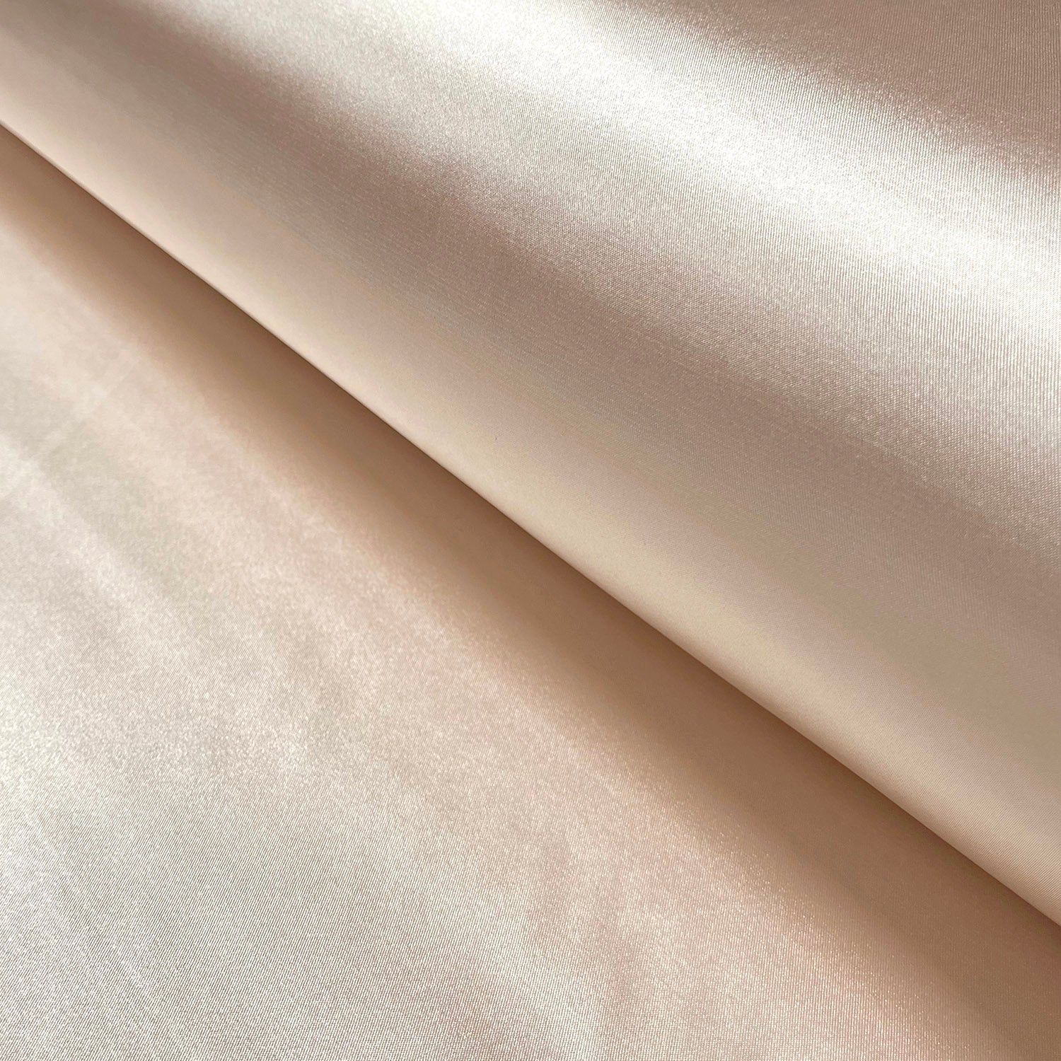 Satin Stretch Stoff Lachs