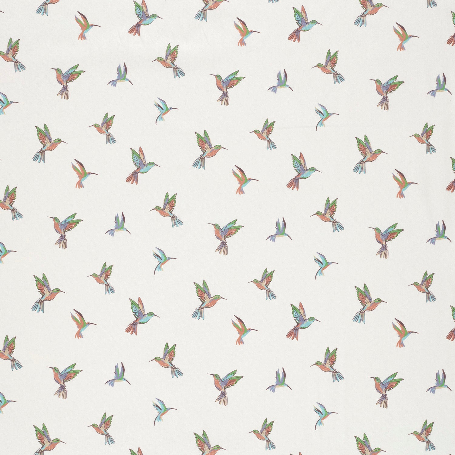 Baumwoll-Popeline Vögel Wollweiß – Detail