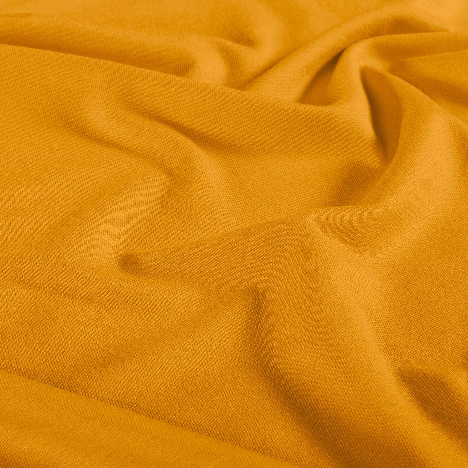 Viskose Jersey Ocker – Stoffansicht