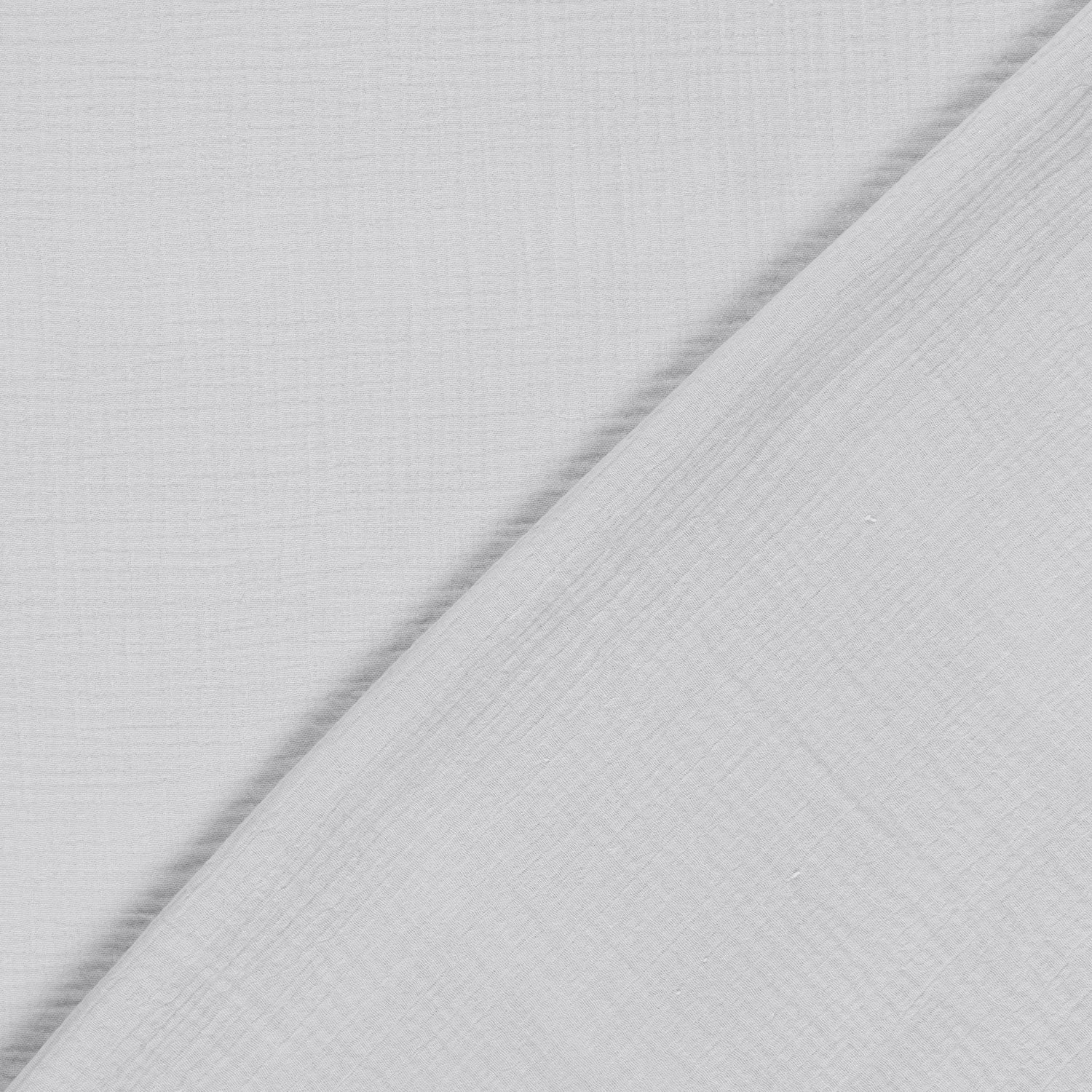 Musselin Stoff Hellgrau – Struktur